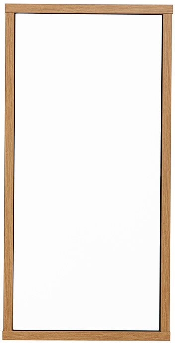 Miliboo Rangement mural finition blanche et bois clair chêne L30 cm FLEXO