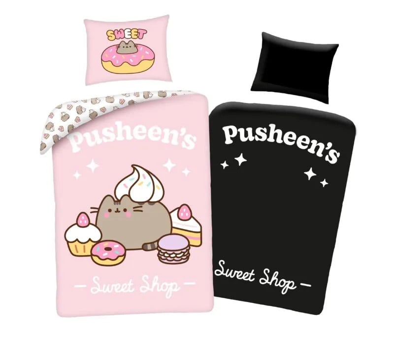 Pusheen Dekbedovertrek Sweet Shop Roze - 140 x 200 cm