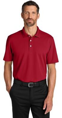 Port Authority K845 Dry Zone Stain-Release Grid Polo Shirt in Rich Red size 2XL   Polyester