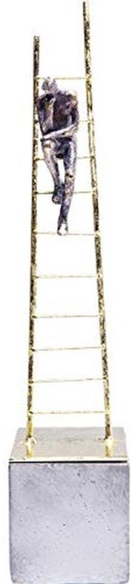 Decoratief Object Climbing Man van Staal voor op tafel