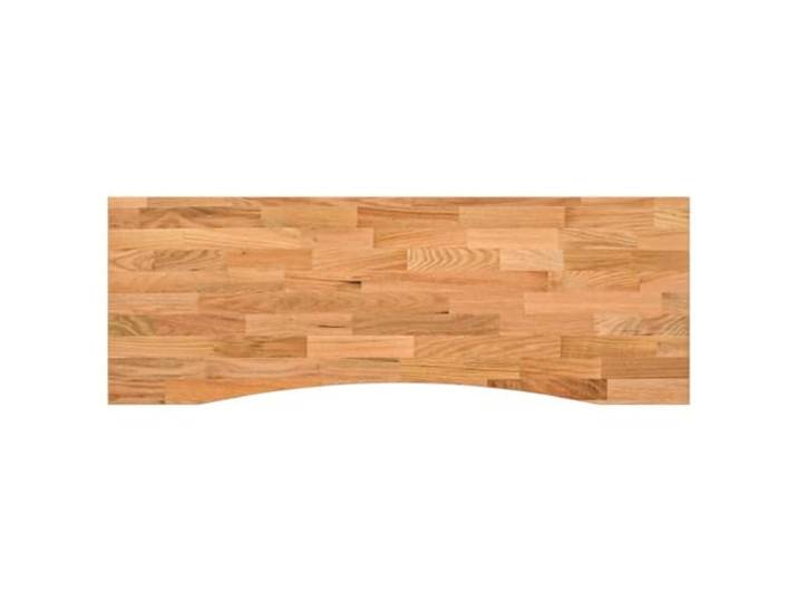 hliofuir Schreibtischplatte Eiche Massivholz 140x50x2,5 cm Hellbraun Ideale Tischplatte aus feingeschliffener Eiche für individuelle Bürotische im Arbeitszimmer oder Home Office.