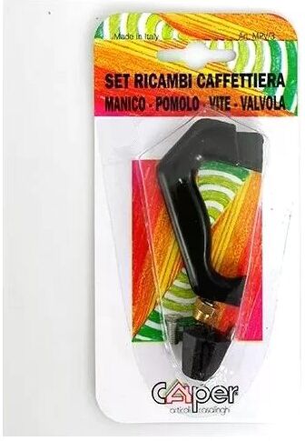 Manico e pomolo caffettiera Caper Art MPV 2 3 Nero