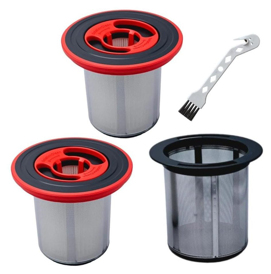 Dripio Vervangingsfilter voor Bosch Serie 7, 2-traps, wasbaar, HEPA-filter met roestvrijstalen voorfilter