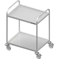Stalgast Servierwagen mit zwei Böden, 1270x755x950 mm, verschweißt