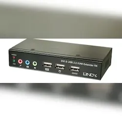 Lindy 39377 Ca6 KVM Extend DVI USB Audio 50m Extend DVI USB 2 50m Cat6