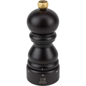 Peugeot Gewürzmühle Paris 2345400, Höhe 12 cm, Holz, schokoladenfarben, Zirkonia-Mahlwerk, Salzmühle