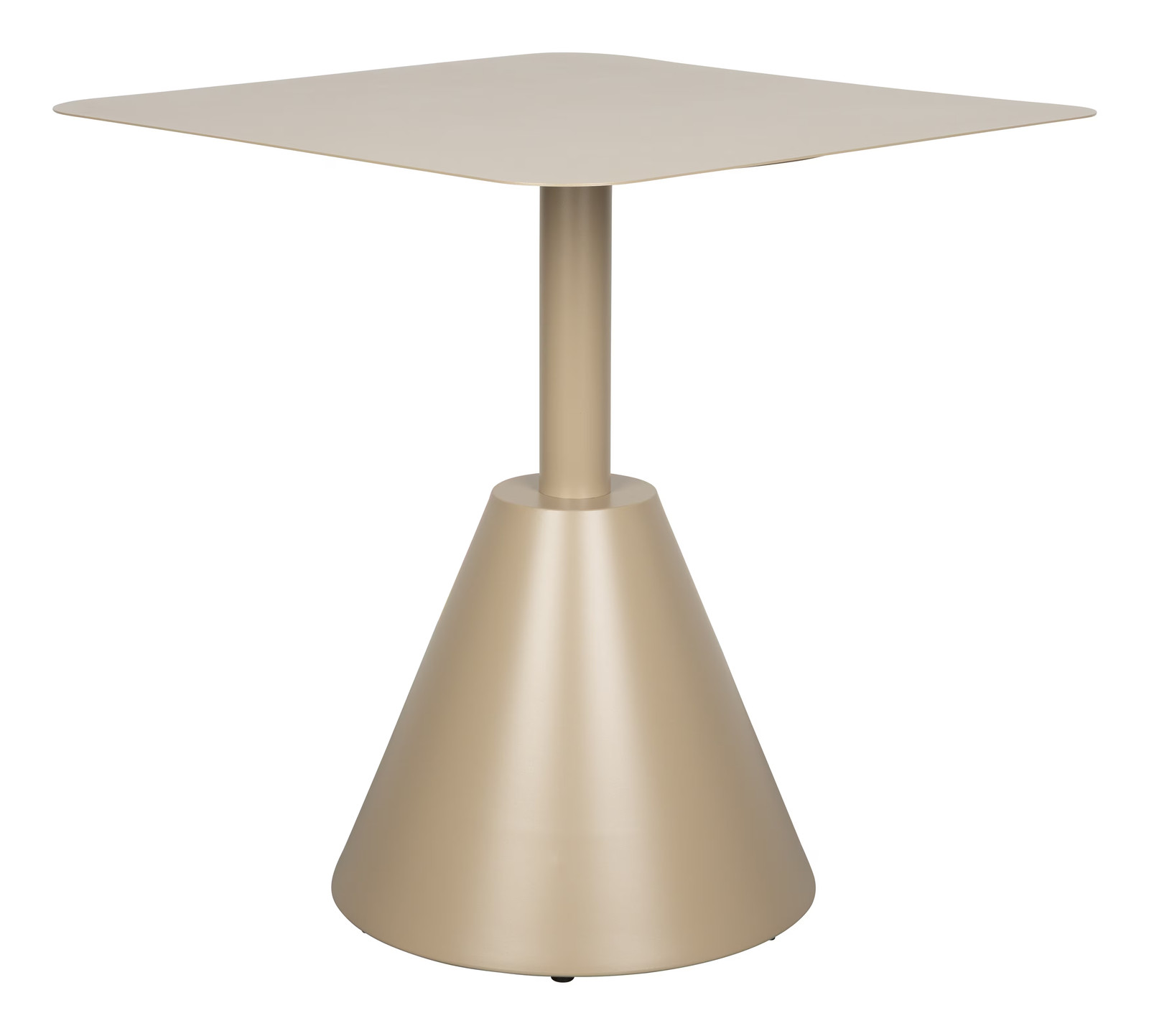 ZILT Outdoor Bistrotafel Breonna Vierkant - Beige - B/D: 70 x 70 cm