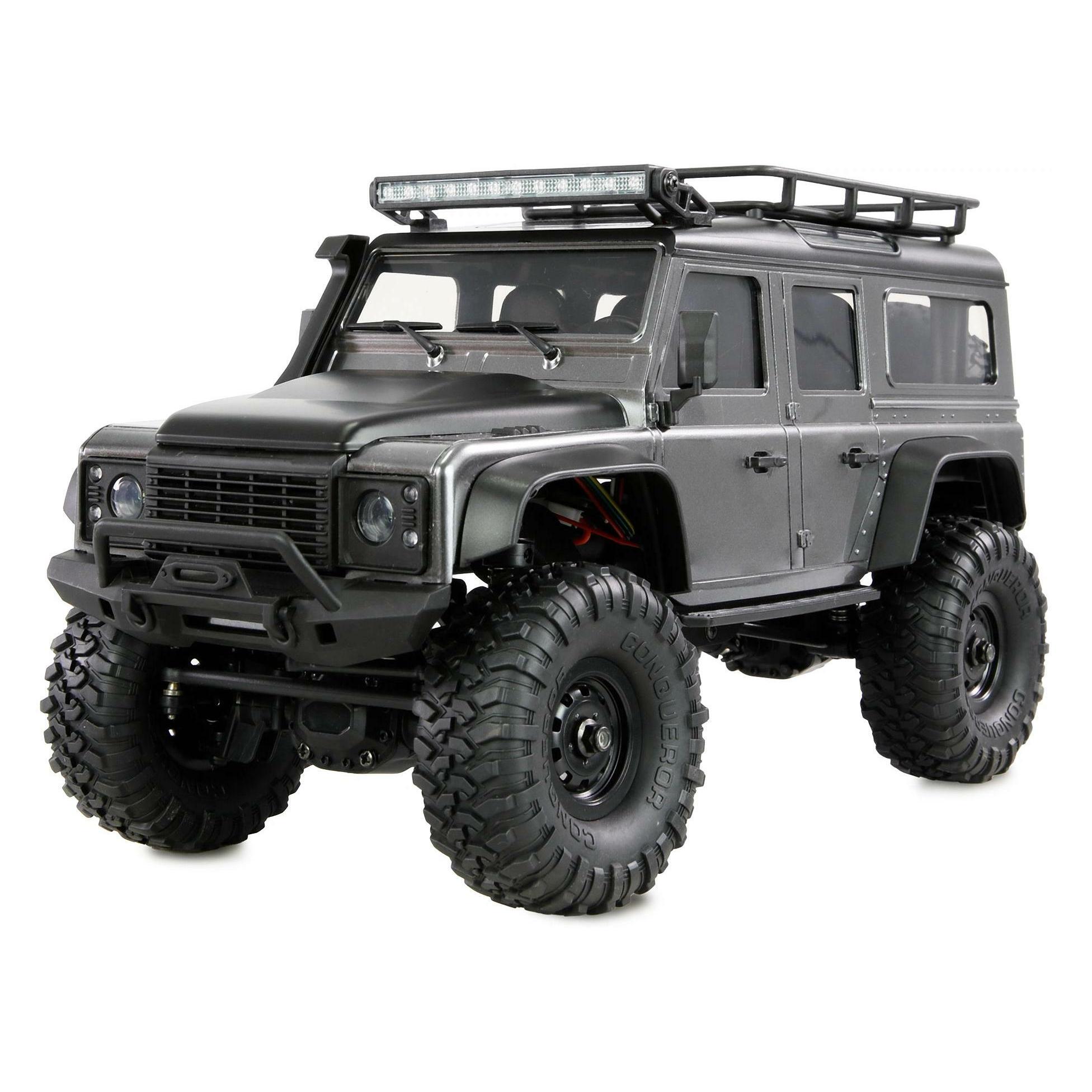 Amewi RC Crawler Mini-D90 AMXRock 4WD 1:16 RTR grau (22726)