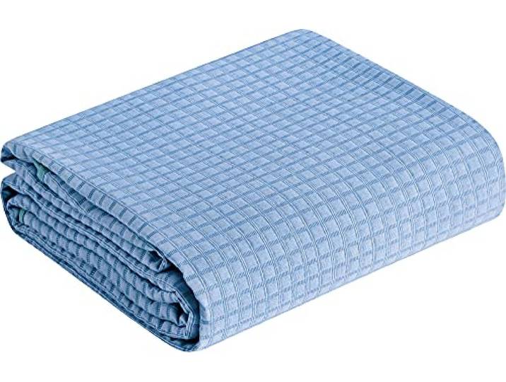 Erwin Müller Tagesdecke Baumwollmischung blau Größe 220x250 cm