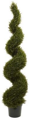 Nearly Natural 6-foot Rosemary Spiral Tree (Indoor/Outdoor)