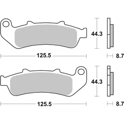 SBS Bremsbelag 685HF Street Ceramic
