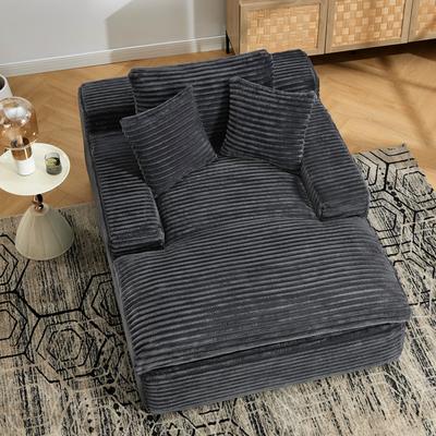 "Hochwertiges 49"" W Oversized Upholstered Chaise Lounge, No Assembly Required"