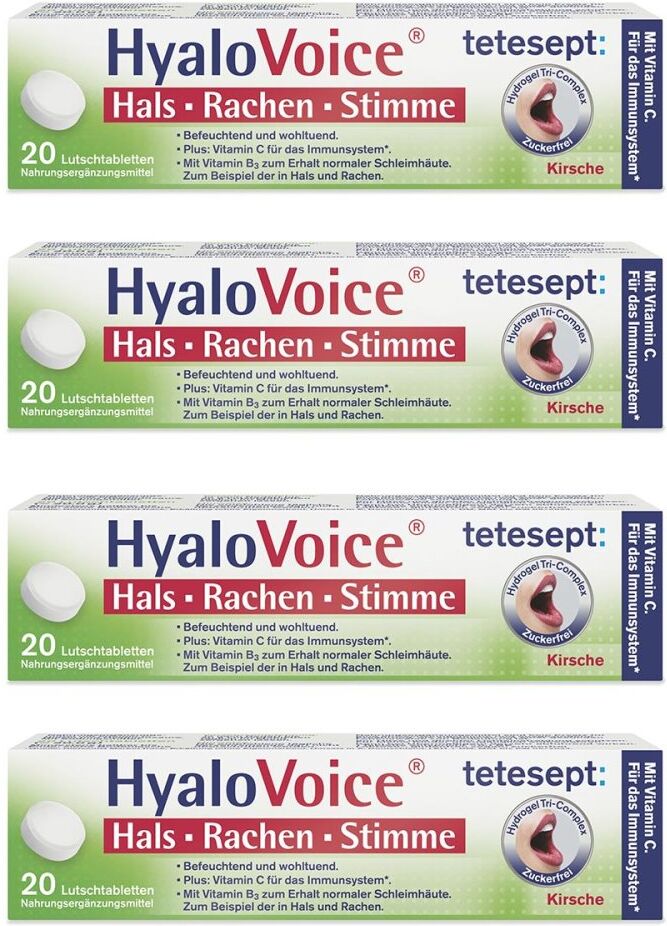 Tetesept Hyalovoice Hals Rachen Stimme Lutschtabletten