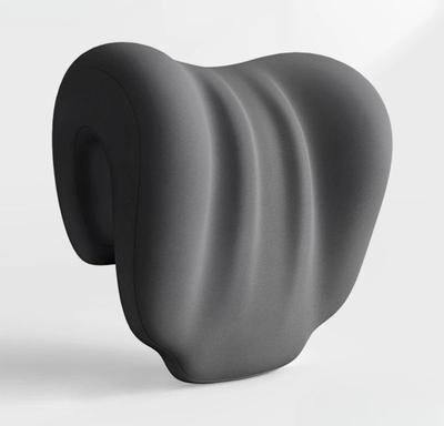 Inspired Finds Ergonomic Office Nap Pillow Chair Headrest Cushion For Neck Support And Noon Rest dark Gray