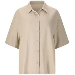 nou Natasha kurzarm Leinenbluse Damen 1308 - nou sand 38