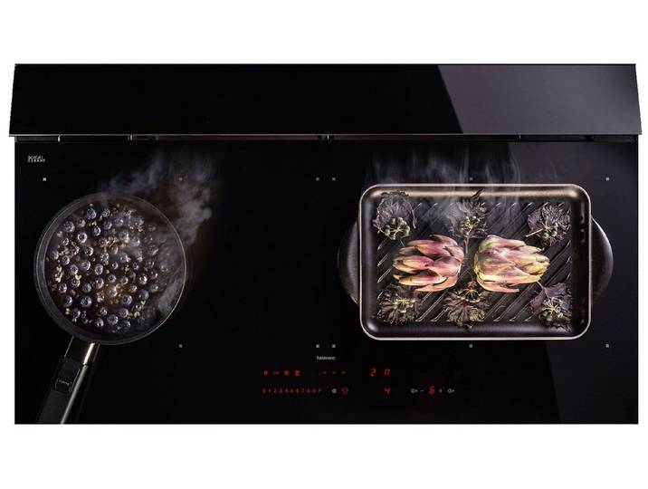 Falmec Kochfeld mit Dunstabzug 103249, Timer, TouchControl-Bedienung