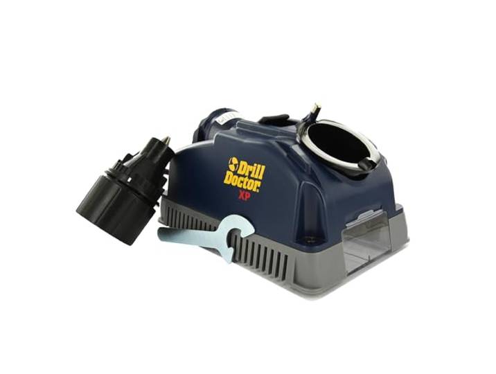 TIVOLY - Drill Doctor 400 - Affûteuse pour Tous Types de Forets Métaux et Béton Ø 2\,5-13 mm - Affûtage Dépouille Conique et Pointe en Croix - Angle de Dépouille Réglable