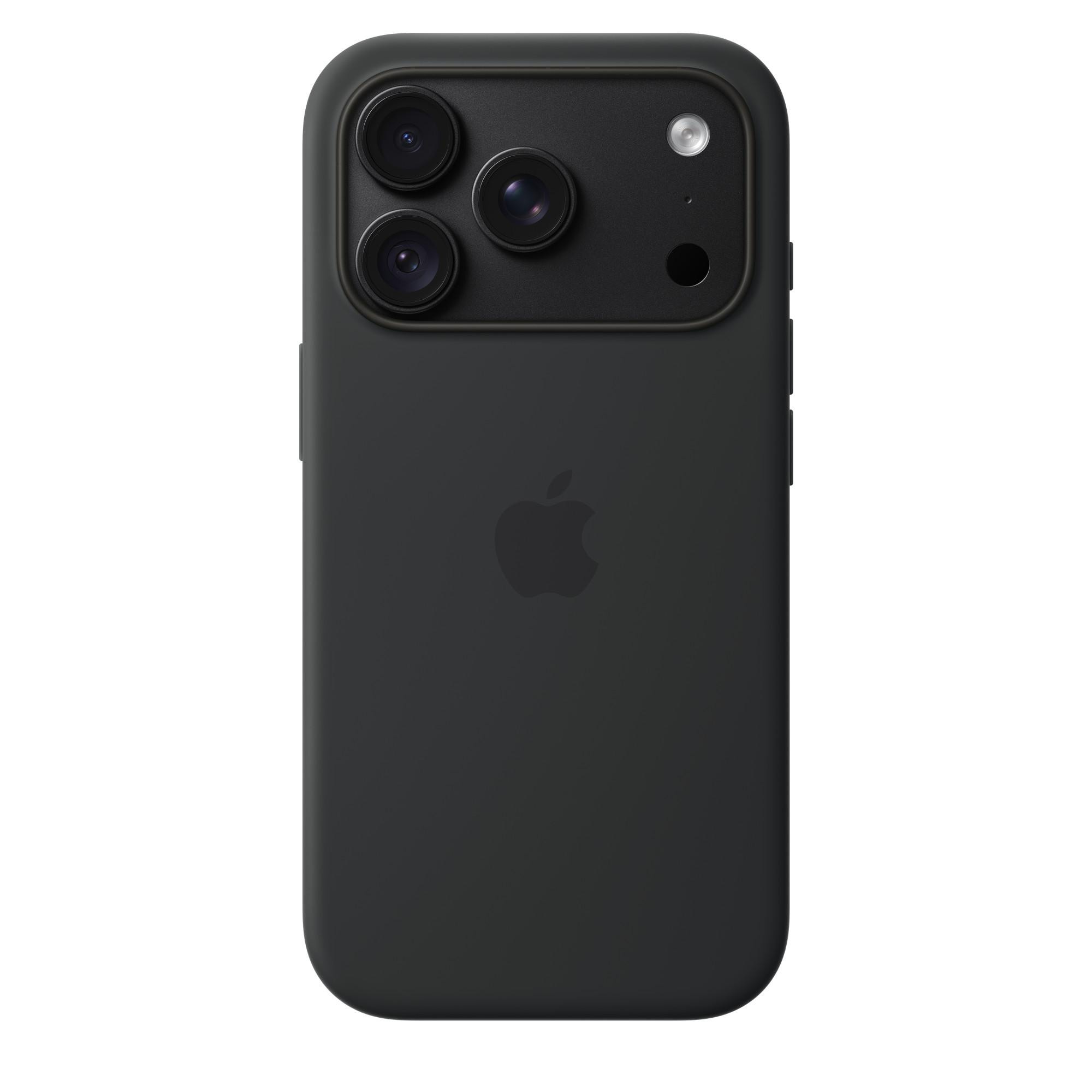 Apple Original iPhone 18 Pro Silikon-Case mit MagSafe - Black