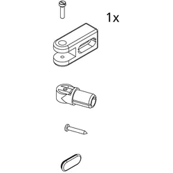 Kermi EBI2033 Set Stabilisierung Wand, weiss, 2534234 2534234