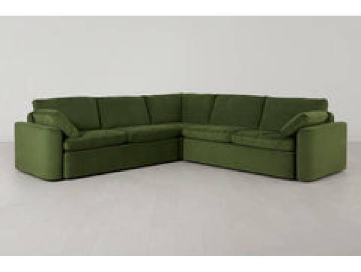 Model 13 Ecksofa, Laubgrün