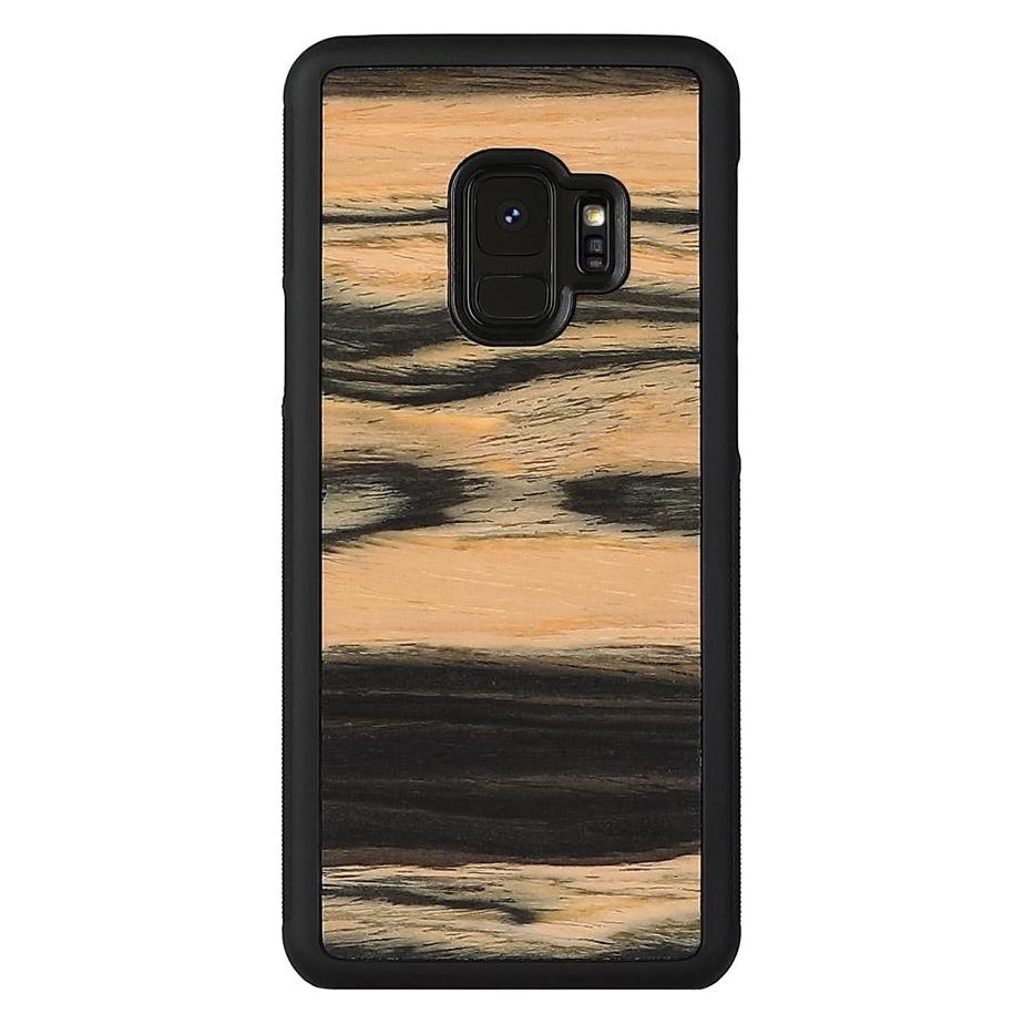 Man&Wood SmartPhone case Galaxy S9 white ebony black (Samsung Galaxy S9) (1000000596)