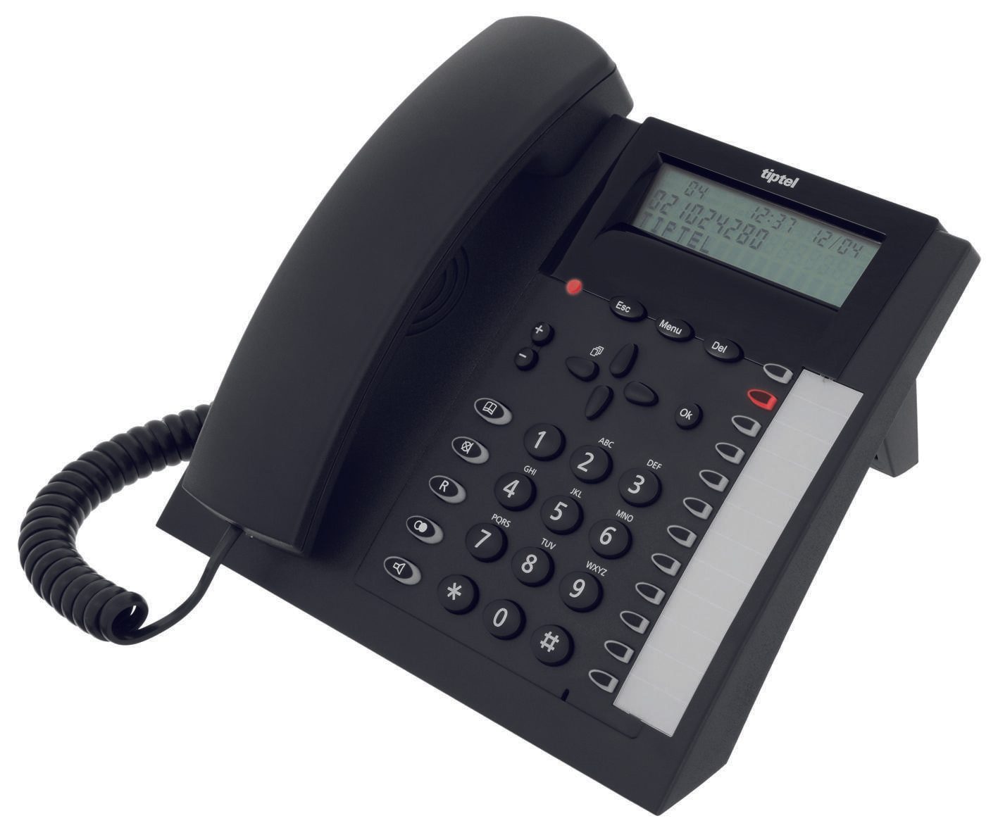tiptel 1020 Schnurgebundenes Telefon schwarz 1081520