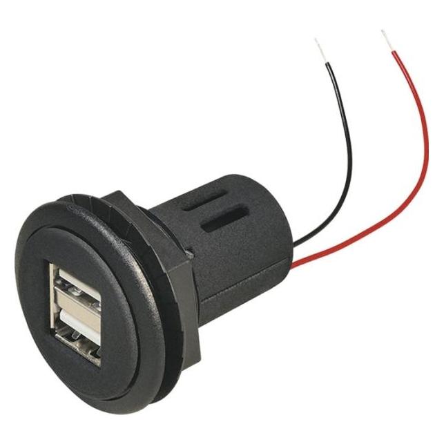 ProCar 2 x USB-A 8-24v 2 x 2500 ma til indbygning (67321500)