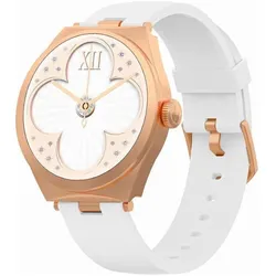 Gravity Smartwatch Smartwatch Różowe Złoto Biały GT25-4 (40 mm, ohne SIM), Smartwatch