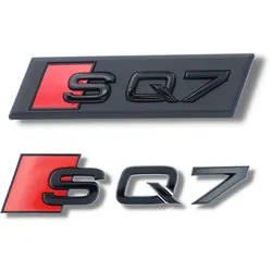 Original Audi SQ7 Schriftzugpaket schwarz vorne + hinten