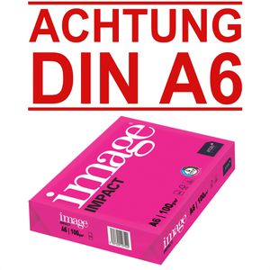 Antalis Kopierpapier Image Impact, A6, 100g/qm, hochweiß, 500 Blatt