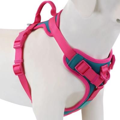 Inspired Finds Luxury Chocolate No Pull Dog Harness With Adjustable Chest Strap dark Green l