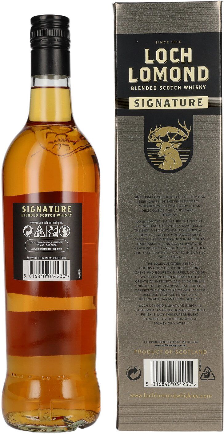 Loch Lomond Whisky Loch Lomond SIGNATURE Blended Scotch Whisky 40% Vol. 0,7l in Geschenkbox