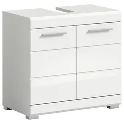 Midischrank SCOUT Weiß Hochglanz ca. 60x56x34 cm