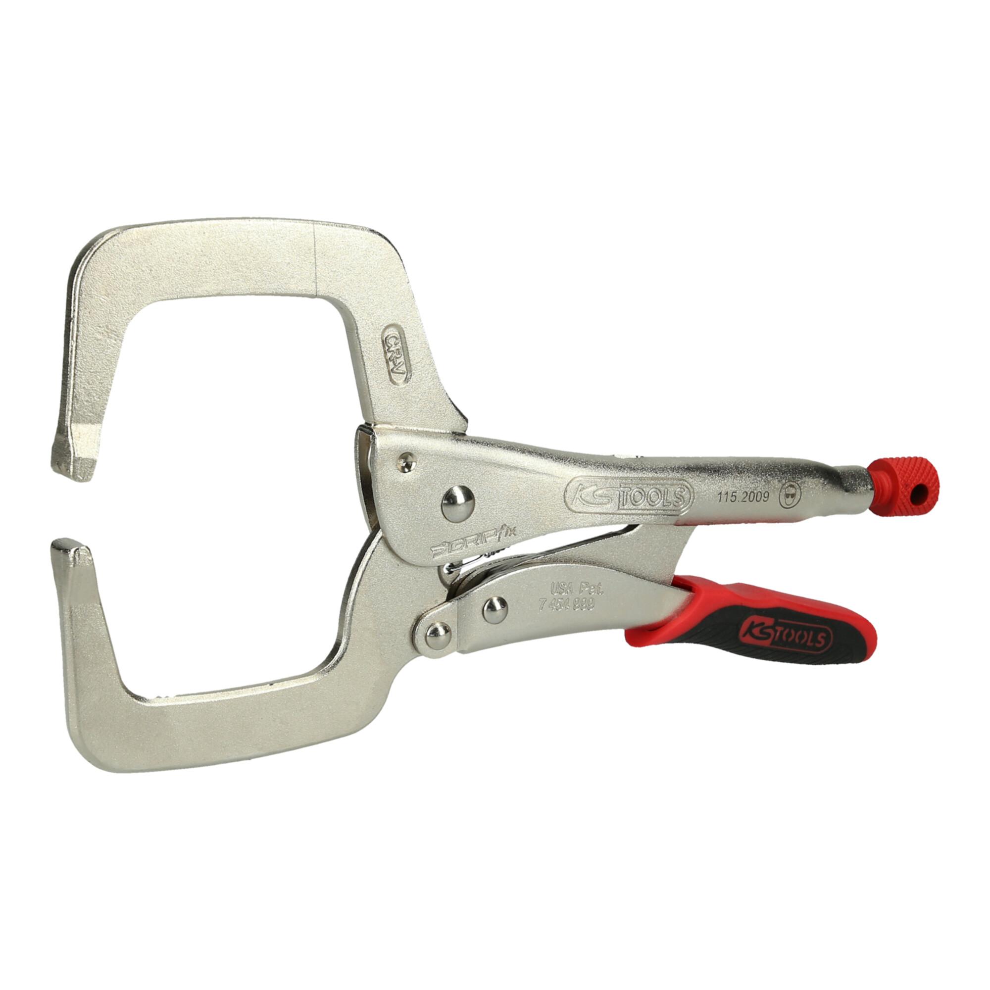 KS Tools Schweiß-Klammer-Gripzange mit Easy-Release, 280mm (115.2009)