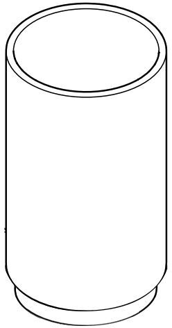 Duravit Starck T replacement glass 1004630000