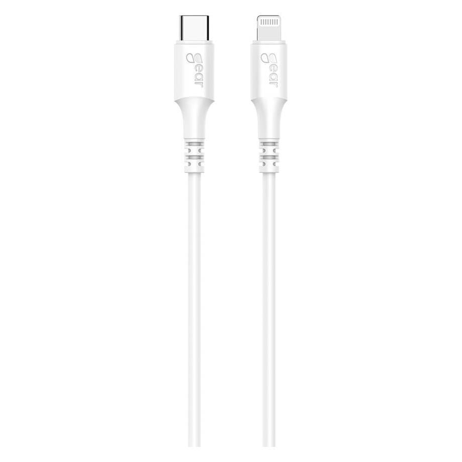 Gear GEAR-Kabel USB-C auf Lightning C94 0,5 m MFI-Kabel Weiss (0.50 m, USB 2.0, 27 W) (665140)