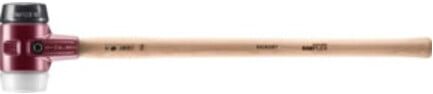 Masse SIMPLEX D. tête 80 mm L. 800 mm super-plastique blanc/caoutchouc noir hick ; Halder (3027.081)