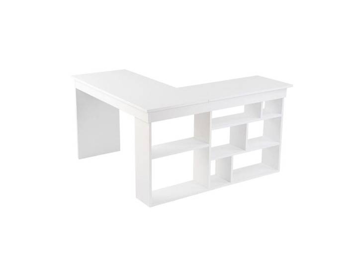bureau en bois  Vesper  130 x 120 x 72 cm - Blanc naturel