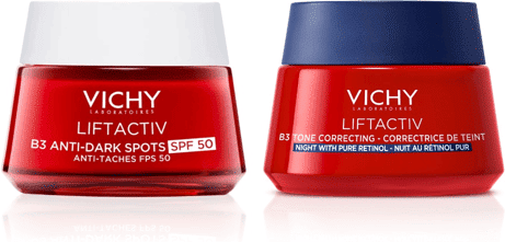 Vichy Liftactiv B3 Crema Anti-macchie SPF50 & Liftactiv B3 Crema Notte Con Retinolo 50 ml + 50 ml