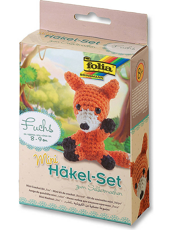 folia PAPER Mini-Häkelset "Fuchs" - ab 8 Jahren - onesize
