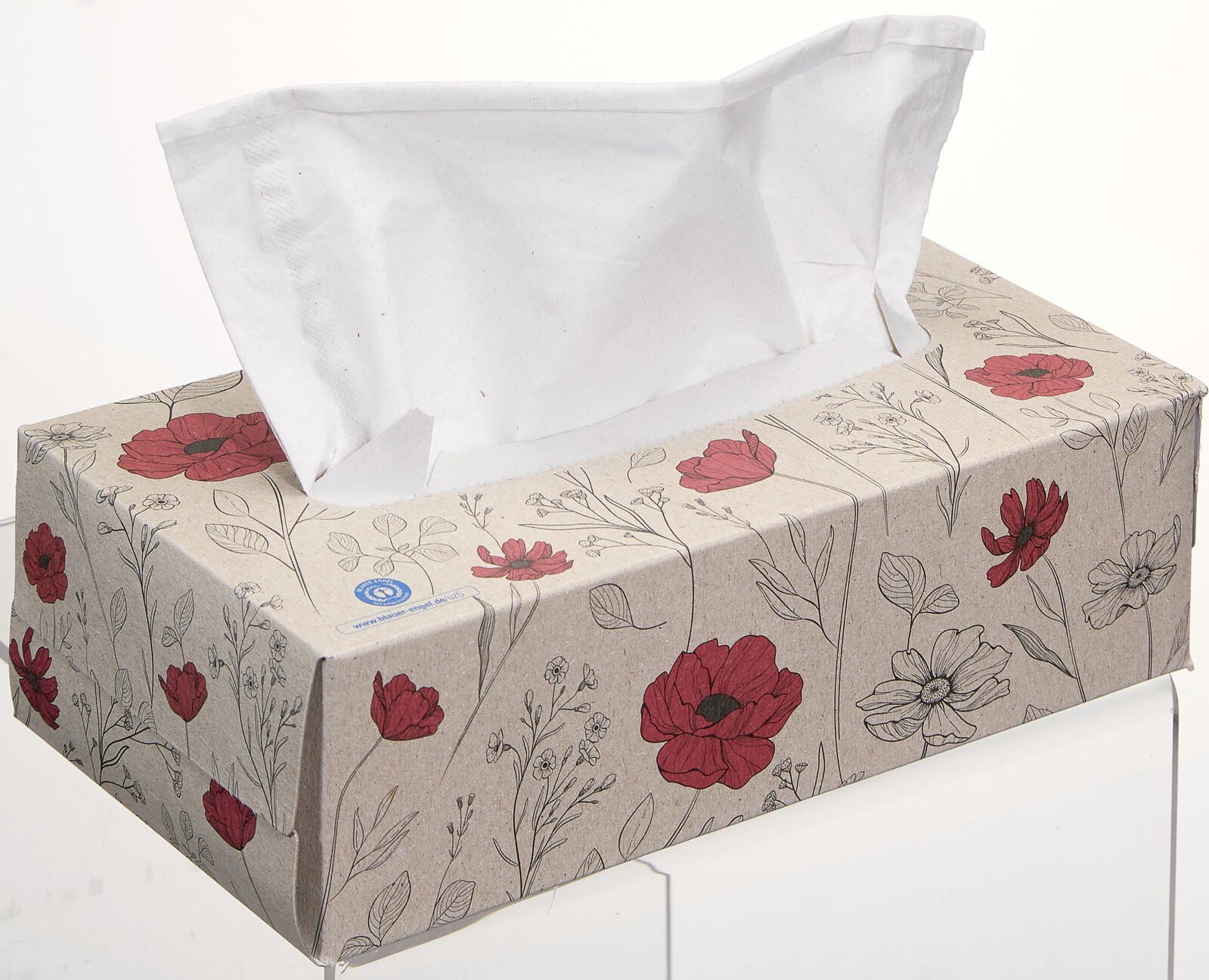oecolife Taschentücherbox, weiß 3-lagig 6313002