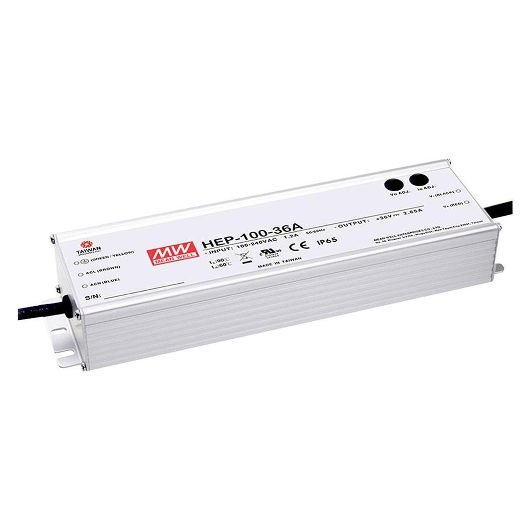 MeanWell Integriertes Schaltnetzteil mit 1 Ausgang, 48V, 2A (HEP-100-48A)