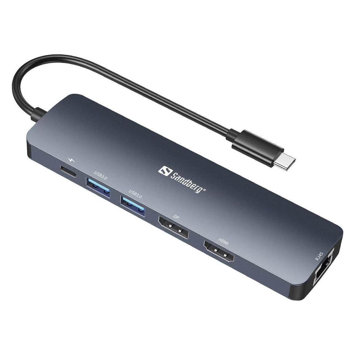 Sandberg Multi Dock (USB-C, 6 Ports) (136-43)