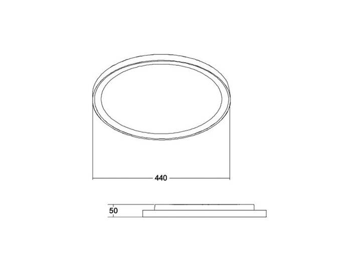 BRUMBERG LED plafondlamp Sunny Midi, DALI, 3.000K, zwart dimbaar, zwart, Woon-/ Eetkamer, Aluminium, Modern