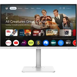 MSI Modern MD272UPSW (3840 x 2160 Pixel, 27"), Monitor, Weiss
