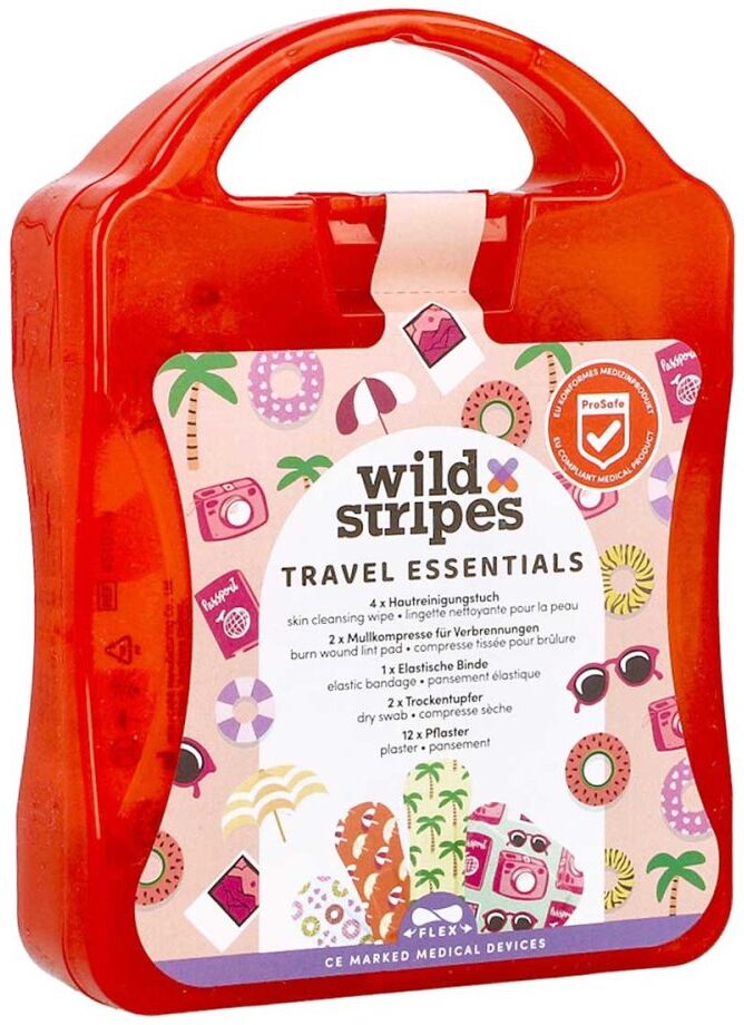 Wild Stripes Travel Essentials First Aid Kit 21stk
