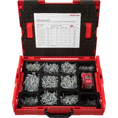 Fischer Power Fast II L-Boxx 102 Schrauben-Set
