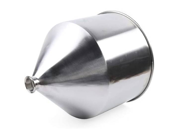 304 Edelstahl Flüssig Paste Füllmaschine Trichter 10L-50L Behälter,10L,50.5 304 Edelstahl Fülltrichter 10L-50L für Pasten und Flüssigkeiten mit Deckel und Klemmanschluss