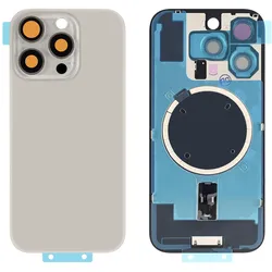 iPhone 16 Pro Backcover Titan Natur