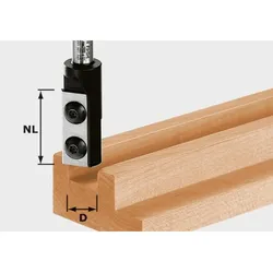 Festool Nutfräser-Wendeplatten HW D16/30 S8 - 492716